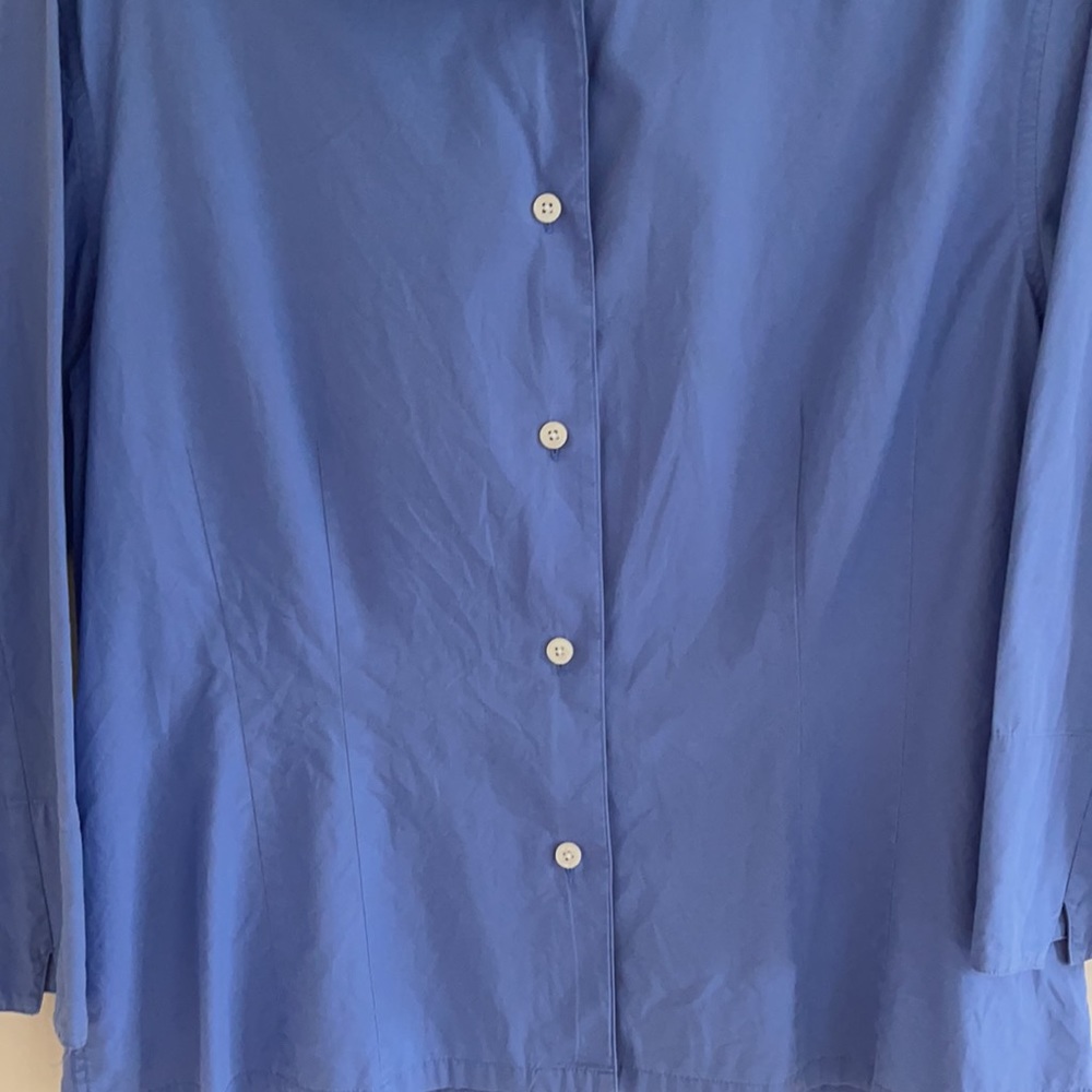 Talbots Blue Button Down Collared Shirt! - Picture 7 of 7